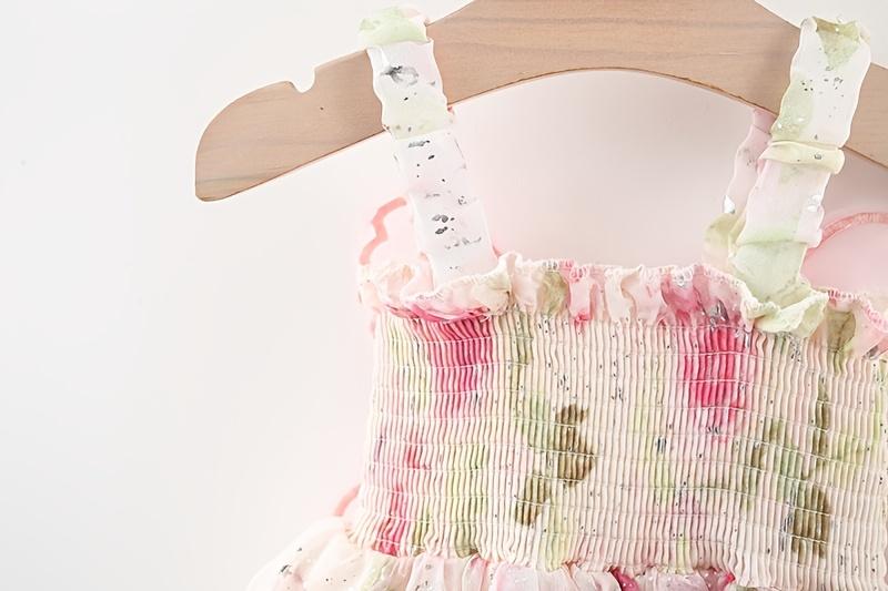 Summer Fairy Dress for Baby Girls with 3D Butterfly Wings, Perfect for Sweet Birthday Parties And Evening Events, Stylish Princess Gown for Girls Aged 0-3