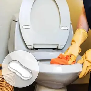 5PCS Silicone Toilet Seat Bumpers Shockproof Lid Pads Strong Adhesive Bathroom Protective Pads Replacement Parts Durable