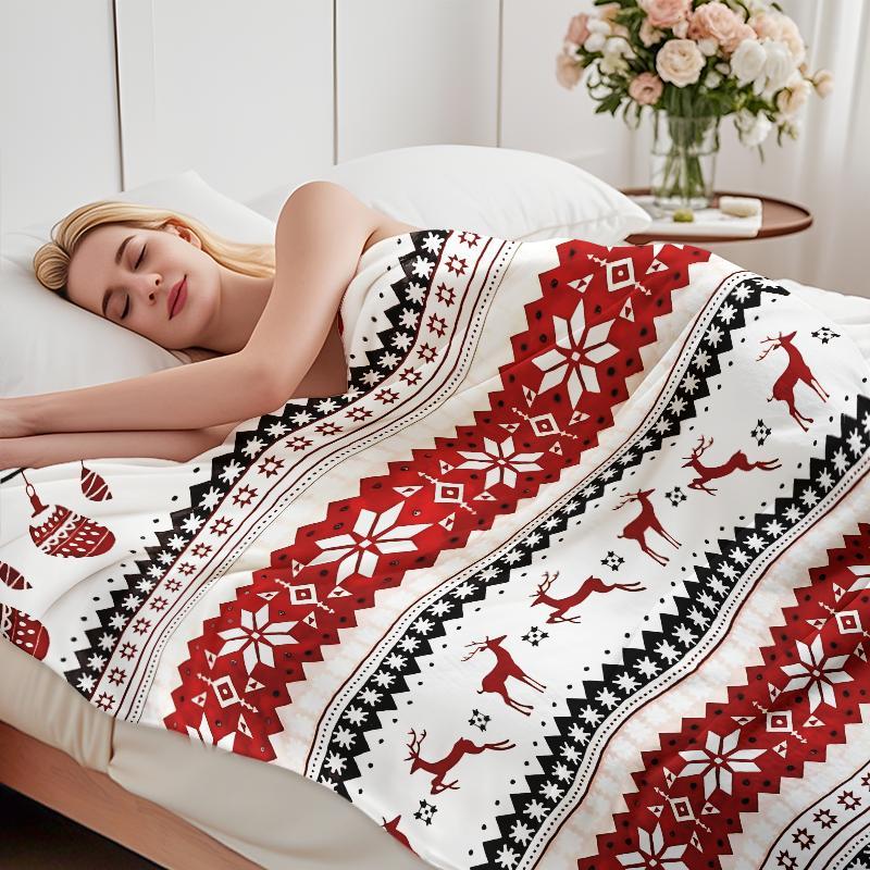 Boho Jungle Safari Blanket: Hand-Drawn Tropical Palm Tree & Leopard Throw With Tribal Vibes, Ultra Soft Plush Fleece Blanket Printed In USA For Boho Home Decor Lovers