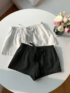 Women's Loose Fit Casual Shorts 2-Pack, Comfortable and Stylish, Ideal for Daily Wear, Multifunctional Style, Perfect for All Seasons