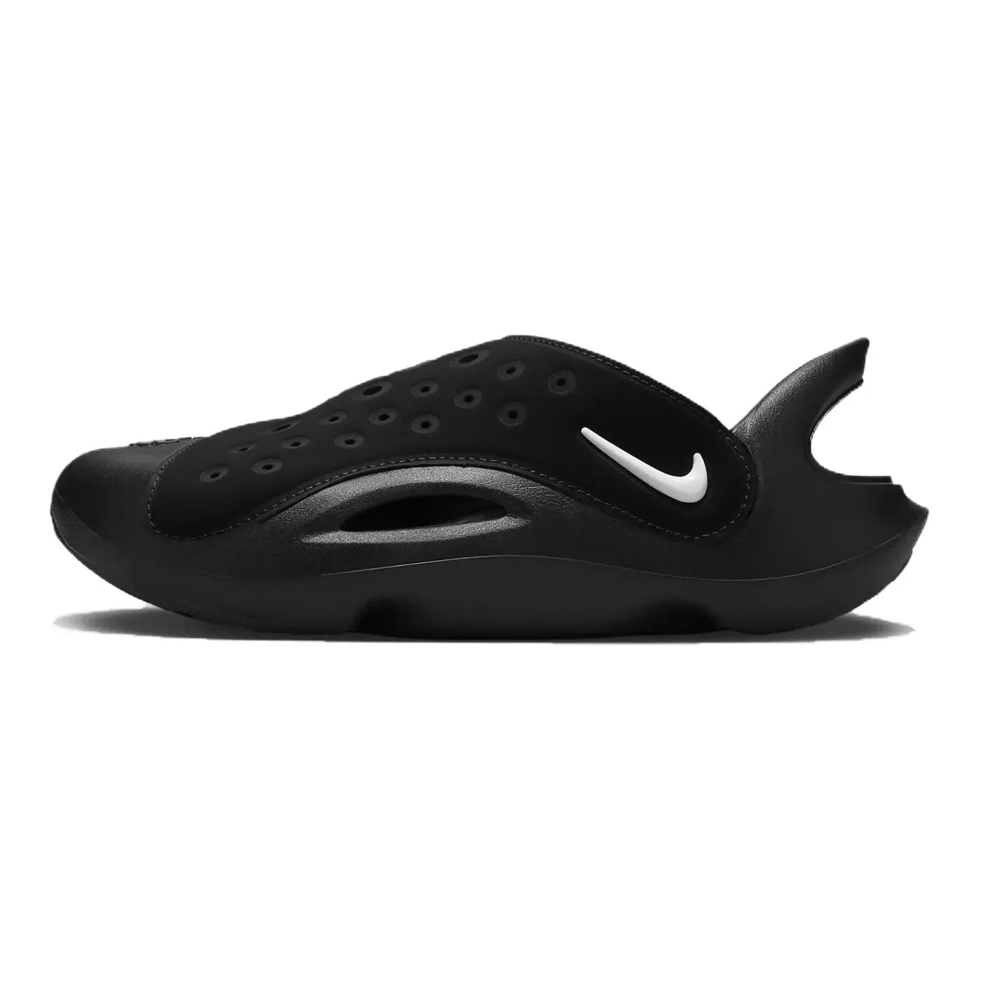 Nike Aqua Swoosh Sandal GS 'Black' FV6363-002