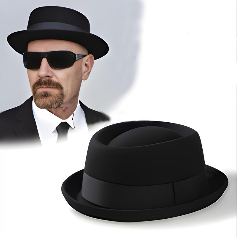 Be brave to climb outdoorsGentleman'S Flat- Hat, Street Fashion, Flat- Jazz Hat, Dad'S Rolled-Edge Flat- Hat, British Style Pork Pie Classic Hat.