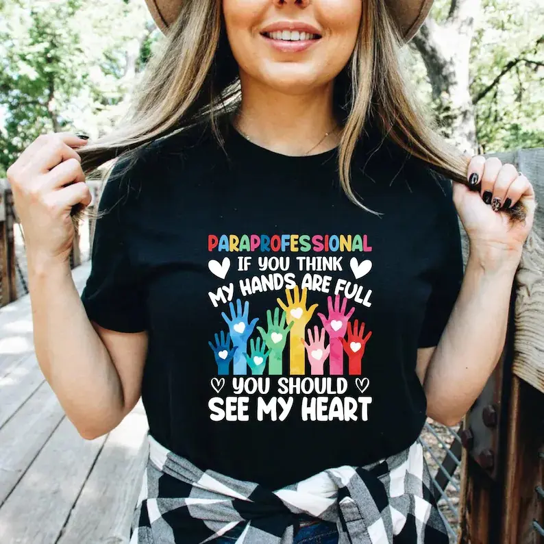 Behavior Teacher Shirt,Rainbow Para T-Shirt,Teacher Aide Tee,Para Educator Shirt,Special Education,Paraprofessional Gift