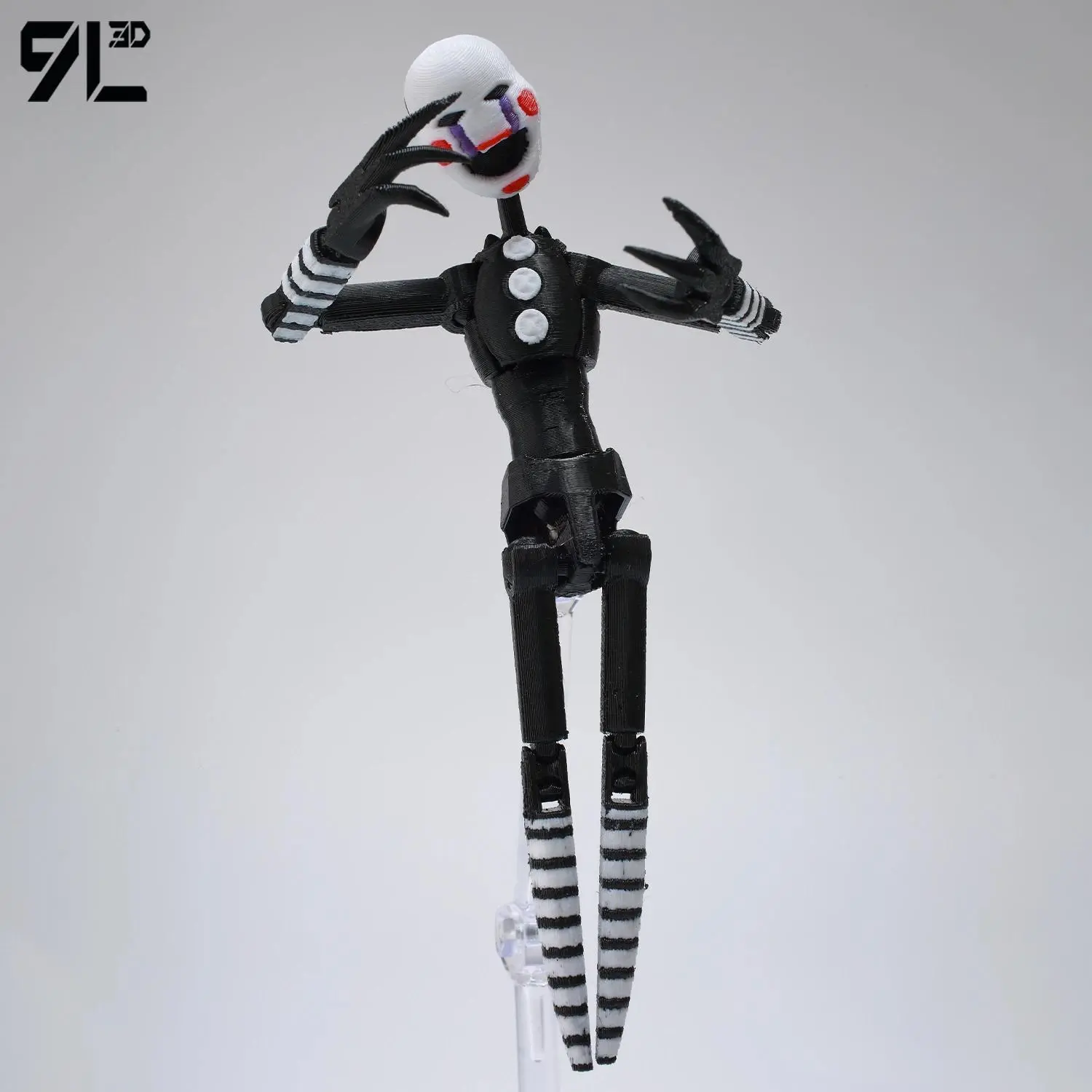 9L3D Printed Puppet Titan13 Five Nights Security Breach Action Figures Bear Midnight Harem Movable Joint Detachable Toy