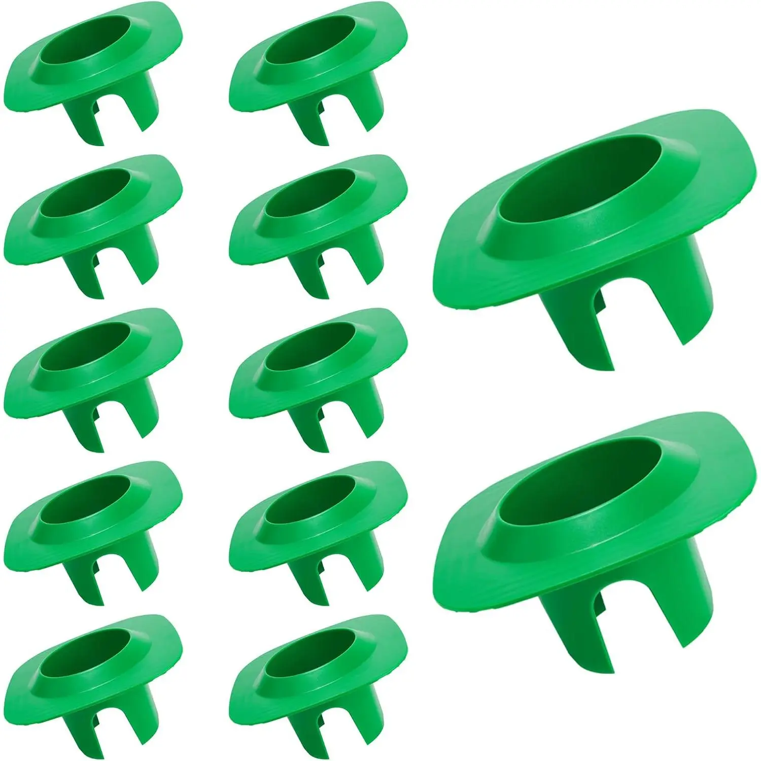 12 Pack Lawn Sprinkler  Protectors, Cuttable Irrigation Sprinkler Guards with Pipe-Friendly Bottom  Design, Heavy Duty Mower Protection for Yard & Garden