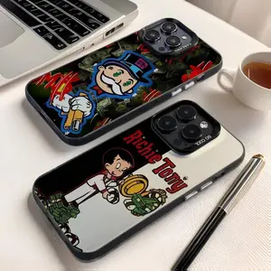 Richie Rich Cartoon Phone Case for IPhone 17,16,15,14,13,12,11,Pro,Max,Plus, Samsung Galaxy S26 S25 S24 S23 S22 Anti Fall Black Matte Hard