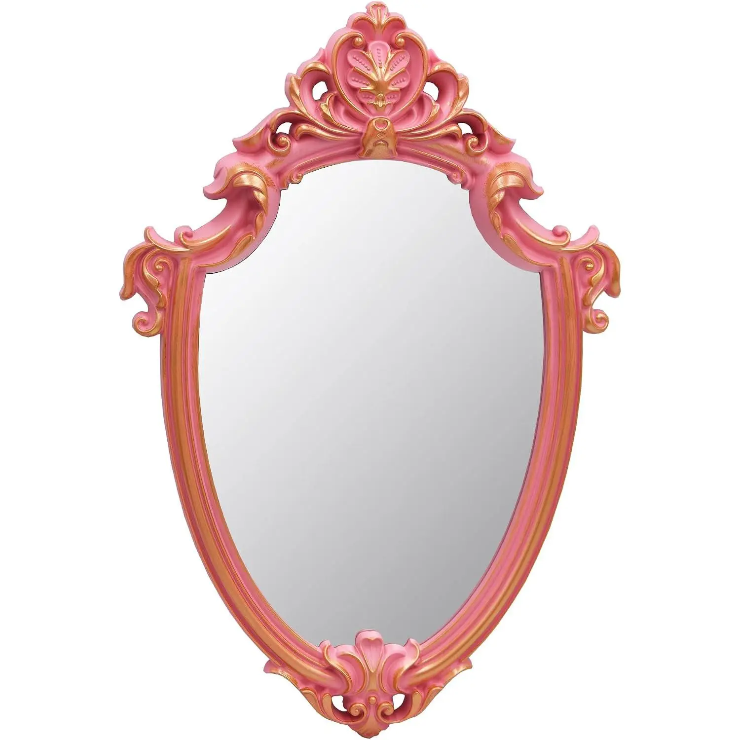 16.5 x 11 inch  Mirror Antique Mirror Decorative wall Mirror Shield Shape ()