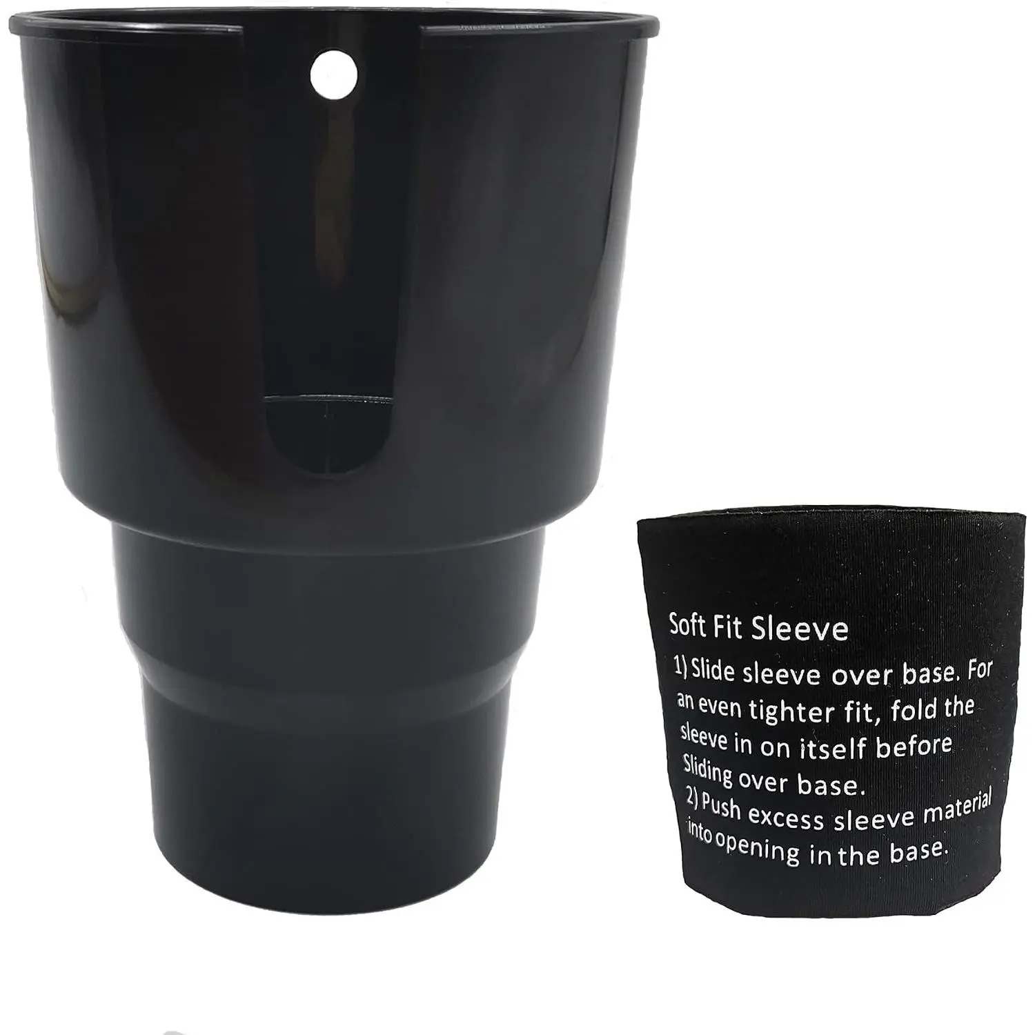 Cup Holder Expander for 32 oz and 40 oz Bottle with Cup Sleeve,Automotive Large Water Bottle Cup Holders Insert, Purpose Big Drink Cupholder Coffee Mug Adapter