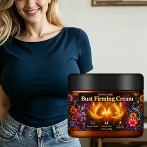 SUMFANG Breast Firming Cream (120g) with Caffeine + Squalane – Non-greasy, fast-absorbing formula for the bust area; suitable for women with dry or mature skin; ideal for pre-activity and post-workout breast care.