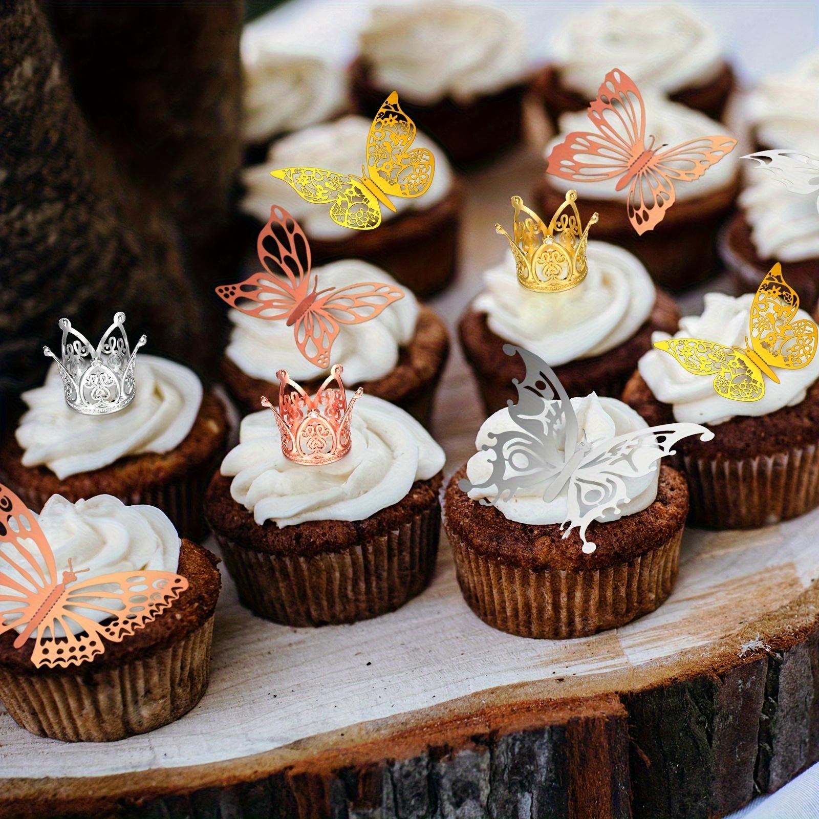 For Weddings, Birthdays & Anniversaries, Bouquet & Cake Decoration Complete Solution, 3 Color Crown Butterfly Bouquet Accessories, Complete with Crowns Butterflies Pins, Effortlessly Handle Holiday Decoration Setting, 152 Pack For Weddings, Birthdays & Anniversaries, Bouquet & Cake Decoration Complete Solution, 3 Color Crown Butterfly Bouquet Accessories, Complete with Crowns Butterflies Pins, Effortlessly Handle Holiday Decoration Setting, 152 Pack