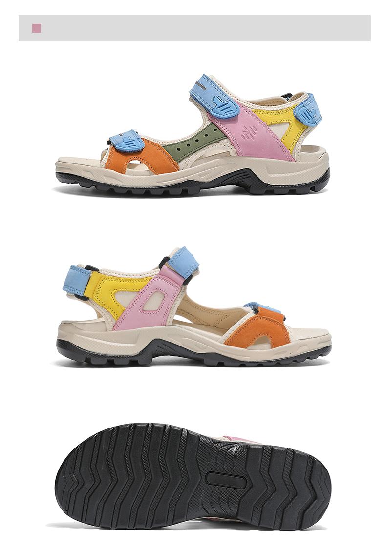 Women's Adjustable Strap Sport Sandals Breathable Cutout Design Textured Non Slip Sole Comfort Outdoor Casual Footwear