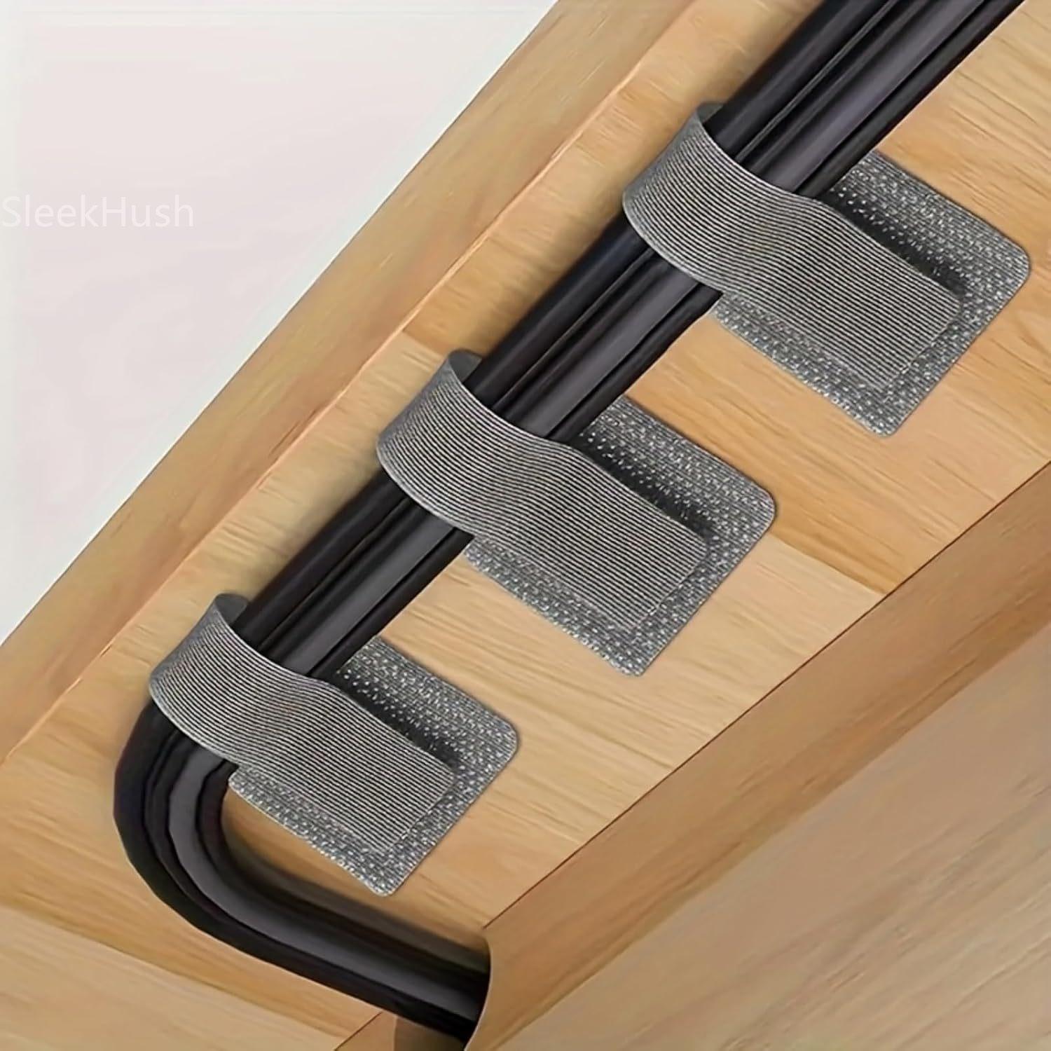 10PCS Cable Organizer - Data Cable Storage Artifact for Desktop Computer - Cable Tie Wire Network Cable Routing Fixer