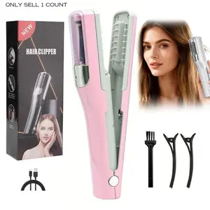 Portable Electric Hair and Stray Hair Trimmer, Split Ends Trimmer, Multifunctional Electric Two-in-One Trimming and Thinning Tool