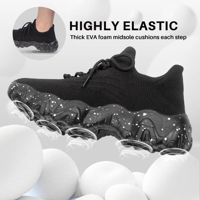 (New)Women's Nurse Shoes Black - Professional Comfort Work Sneakers |     Lightweight Walking Shoes for Women, Non-Slip Yoga Running Shoes |     Yellow App Fashion Sneakers