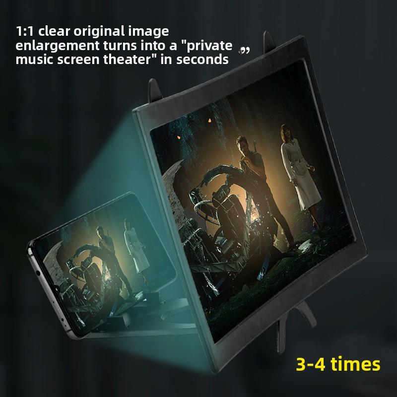 12 Inch Curved Screen Magnifier 3D HD Multifunctional Lazy Stand Creative Accessory for Smartphone Clear View Eyesafe 12 Inch Curved Screen Magnifier 3D HD Multifunctional Lazy Stand Creative Accessory for Smartphone Clear View Eyesafe