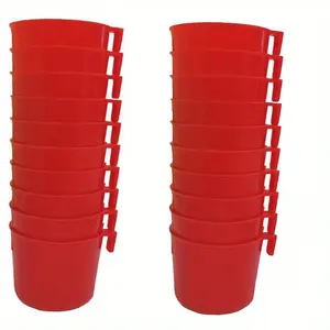 20 Piece Chicken Feeder Waterer, Hanging Bird Feeder for Rabbits, Parrots, Roosters, Pheasants, Poultry, Doves, Wire Cage
