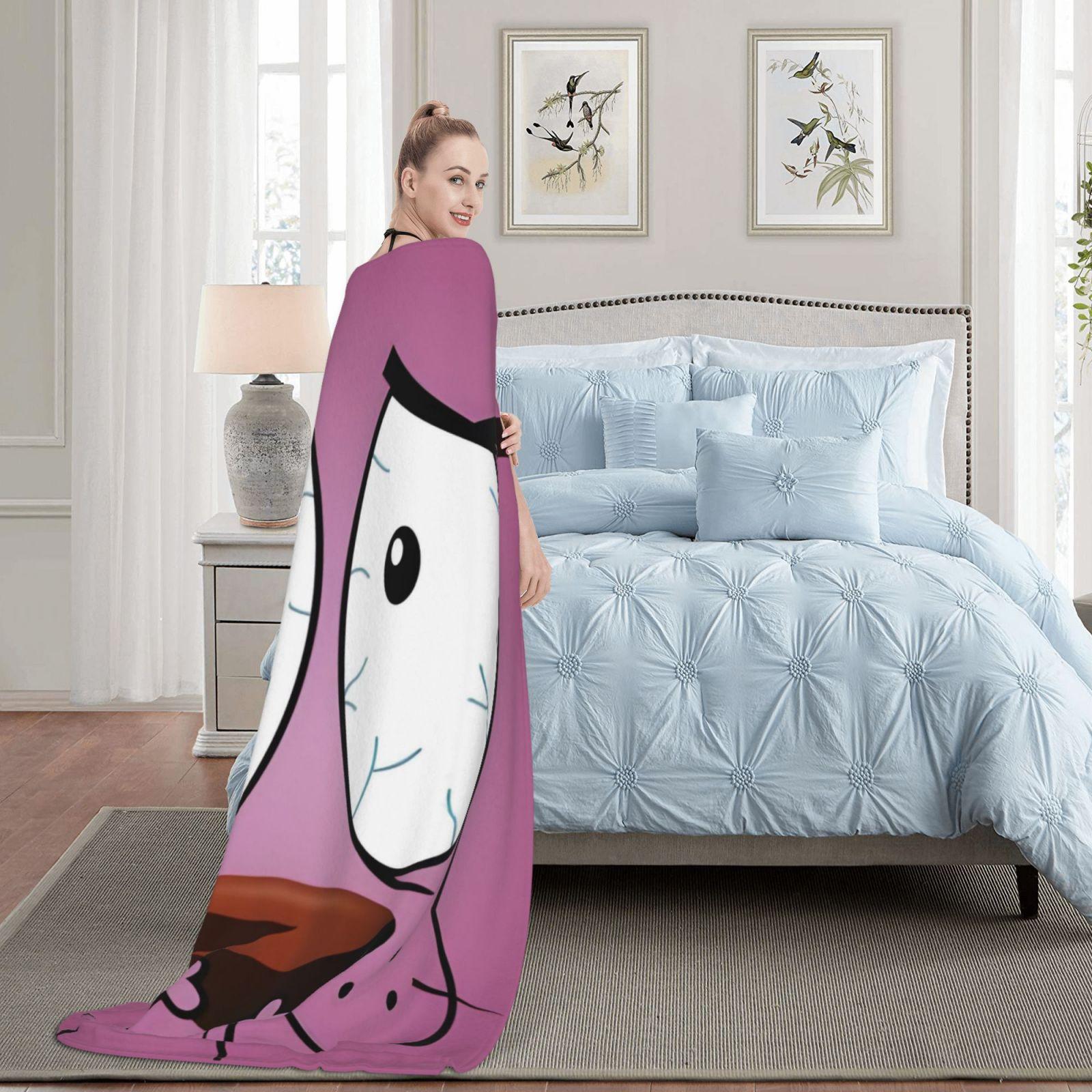 Anime dog blanket, soft and comfortable, the perfect gift for anime lovers, suitable for sofa beds, offices, and outdoors.