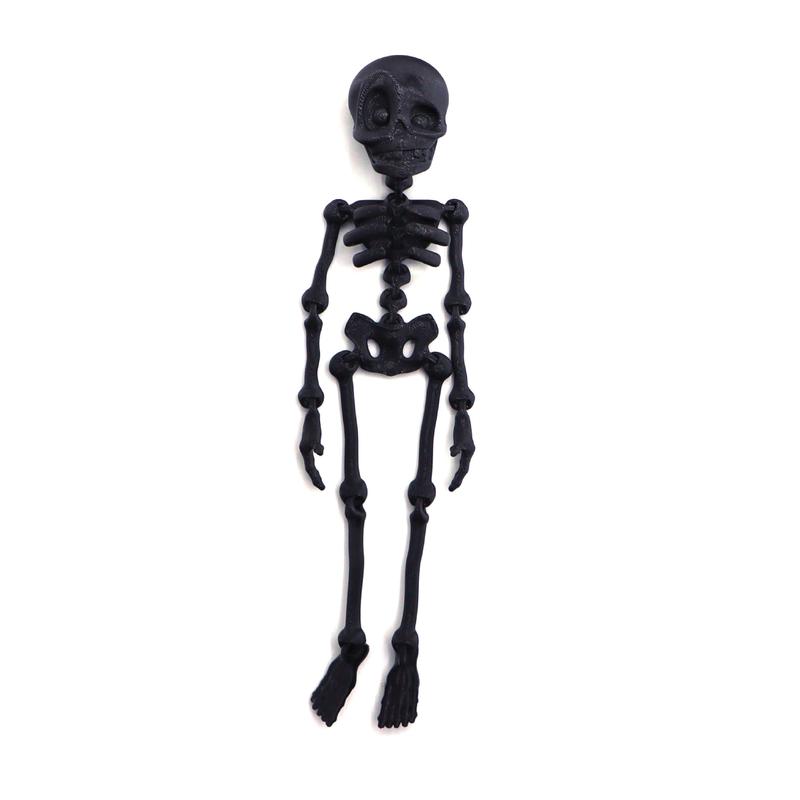 FuRise Magnetic Skeleton Action Figure – 3D Printed Art Toy, Movable Deformable Skeleton Figurine, Halloween Decor & Gift,Magnetic Skeleton Toy,FuRise 3D Printed Skeleton,Articulated Skeleton Action Figure