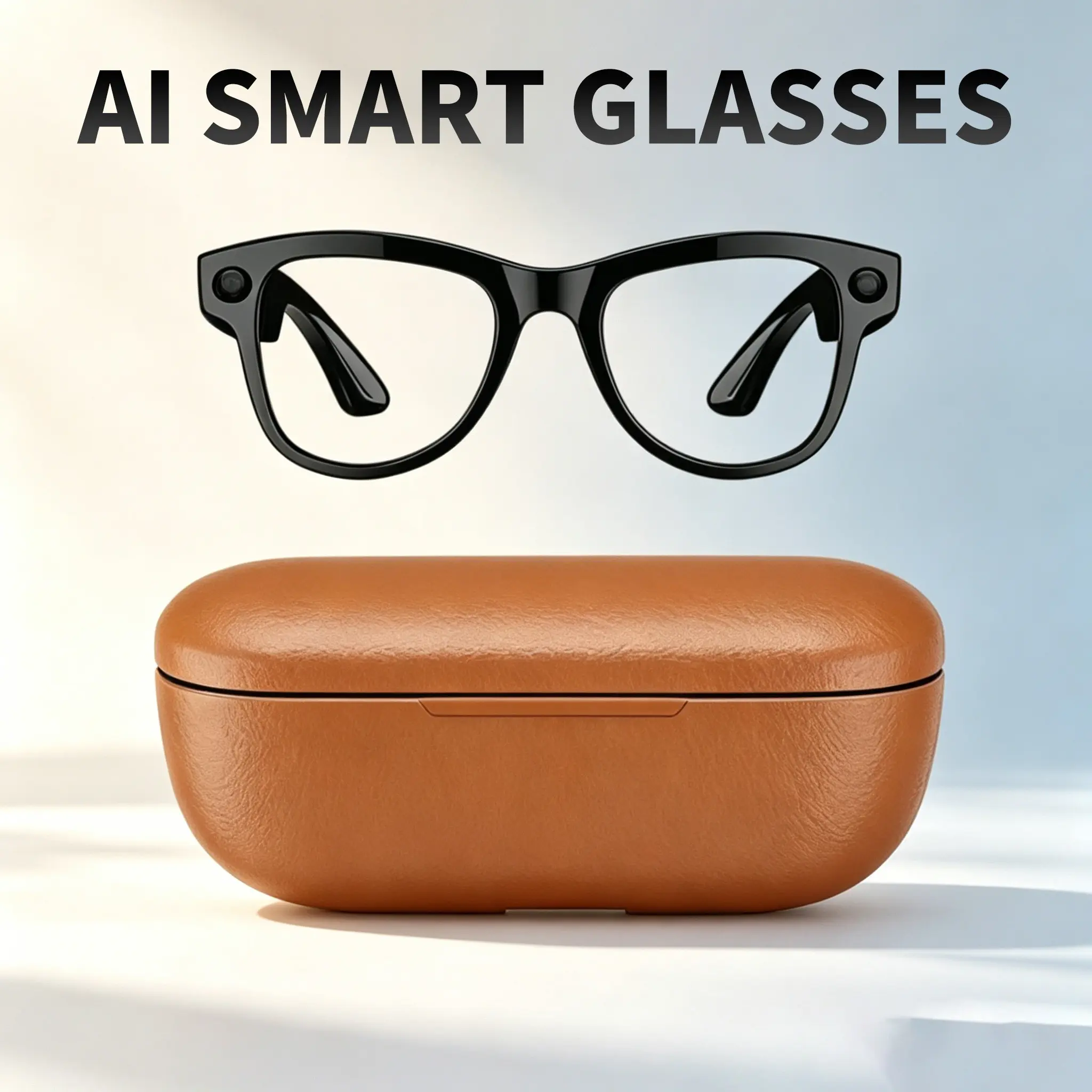 2026 M02 Smart Camera Glasses, Photochromic Sunglasses, 1080P HD Camera, Stereo Speaker, Noise-Canceling Mic, 3600mah Battery, Office Use