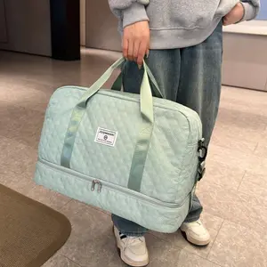 High-End Fitness Bag, Dry-Wet Separation, Travel Crossbody Backpack for Women, Large Capacity, Ideal for Business Trips and Sports