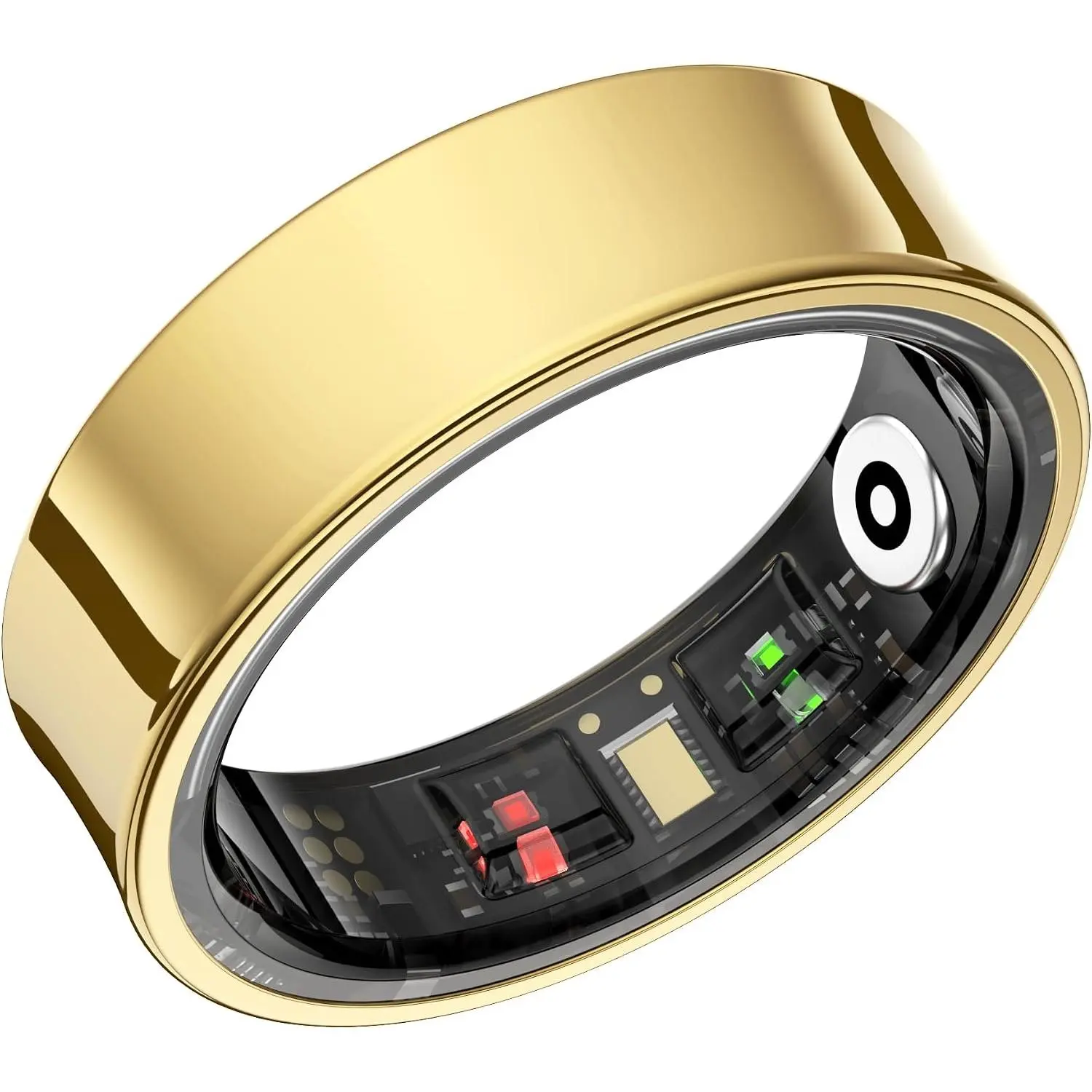 Ring for Women & Men - Sleep  with SPO₂/HRV , 5ATM , No Subscription Fee, 7-Day  iOS Android (9 Size, Rose )