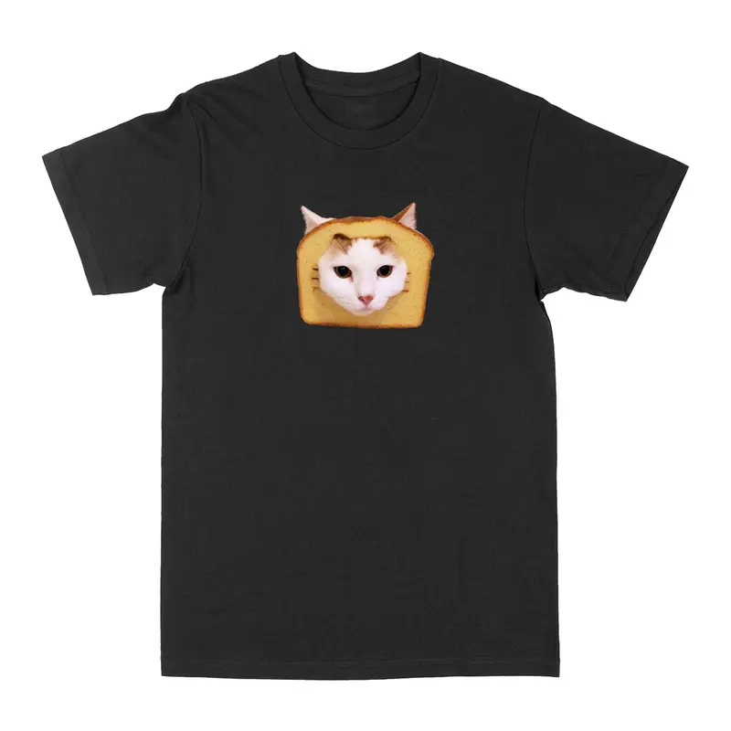 Bread Cat T Shirt, Funny Meme Tee, Cute and Cozy for Everyday Wear