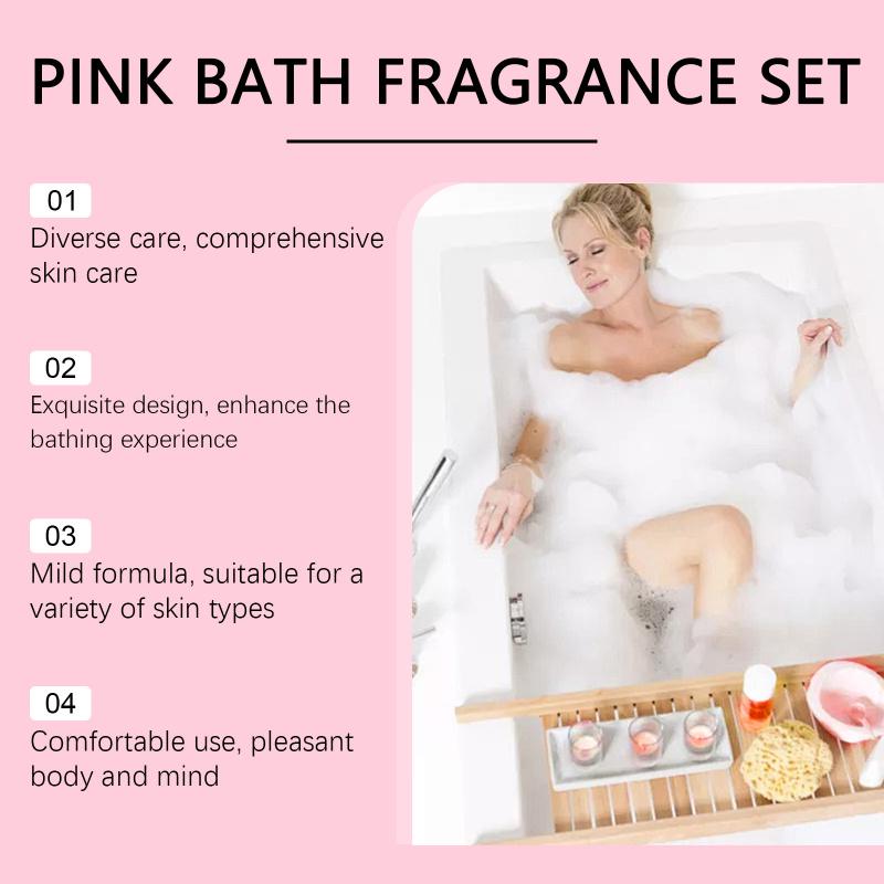 Oceaura Bath Aroma Set, Relaxing Scented Care, Refreshes Skin, Bath Gift Box, Essential Oil & Bubble Bath, Spa Experience at Home