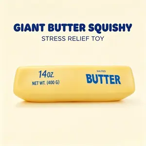 Giant original butter block soft glue kneading, bedroom home leisure entertainment good things, indoor soothing emotions and decompression small toys