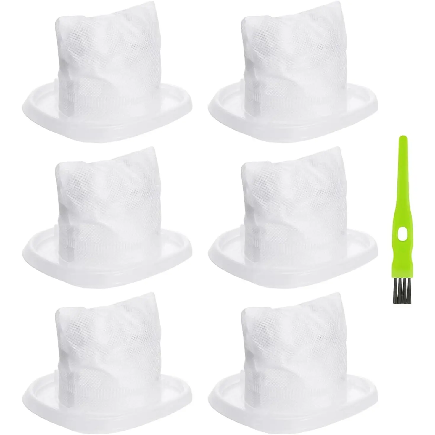 6 Pack HNVCF10  Filters Compatible with Black and Decker Dustbuster Hand Vacuums HNVC215B10, HNV215B12,HNVC215BW52,HNVC115B22,HNVC115J06,HNVC115J22, HNVC115JB06, HNVC220BCZ01, HNVC220BCP07