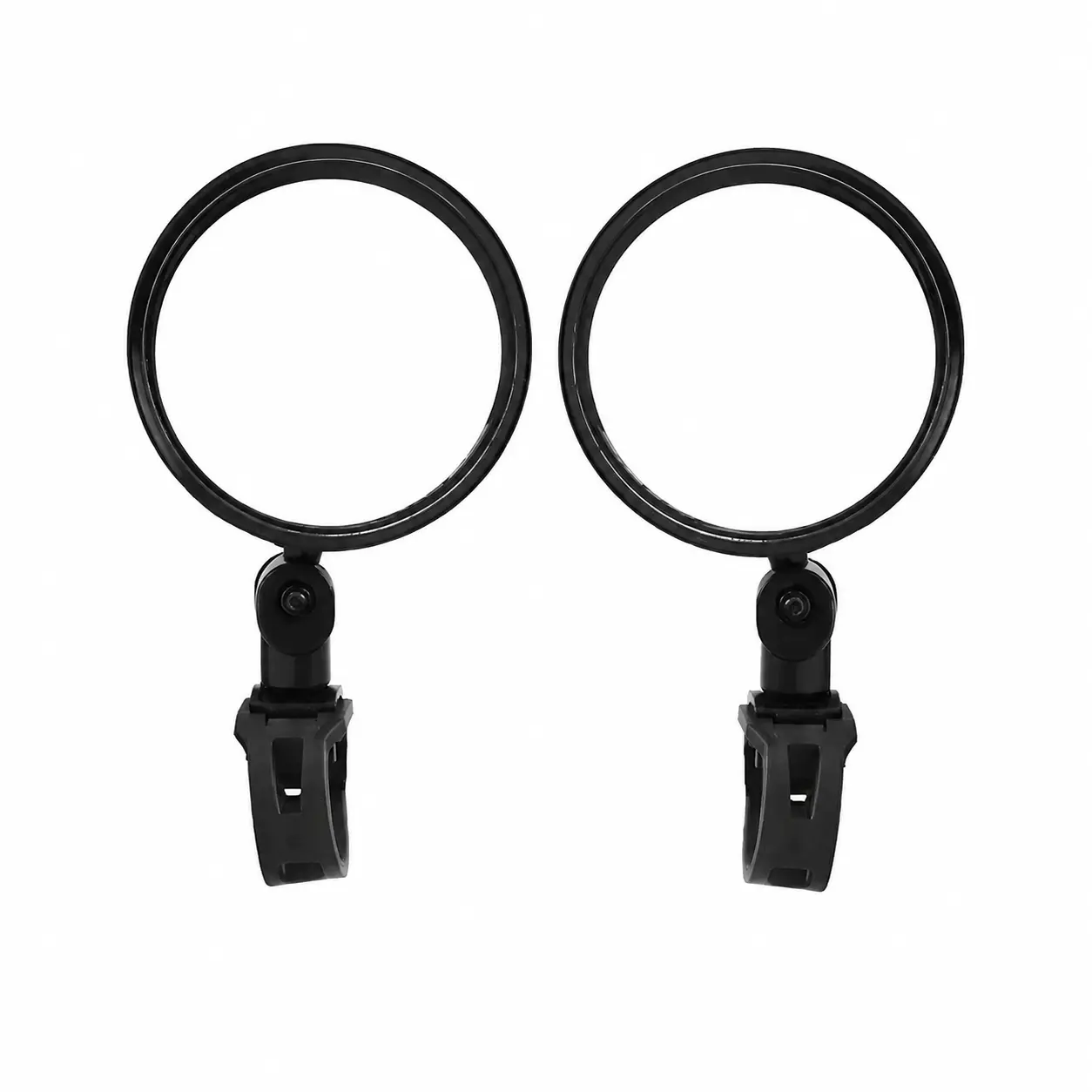 Universal Adjustable Convex Rearview Mirror for Electric Bikes, Scooters, and Battery-Powered Vehicles — Durable ABS Housing, 360° Rotatable Mount, Wide-Angle Field of View, Easy Installation Without Tools