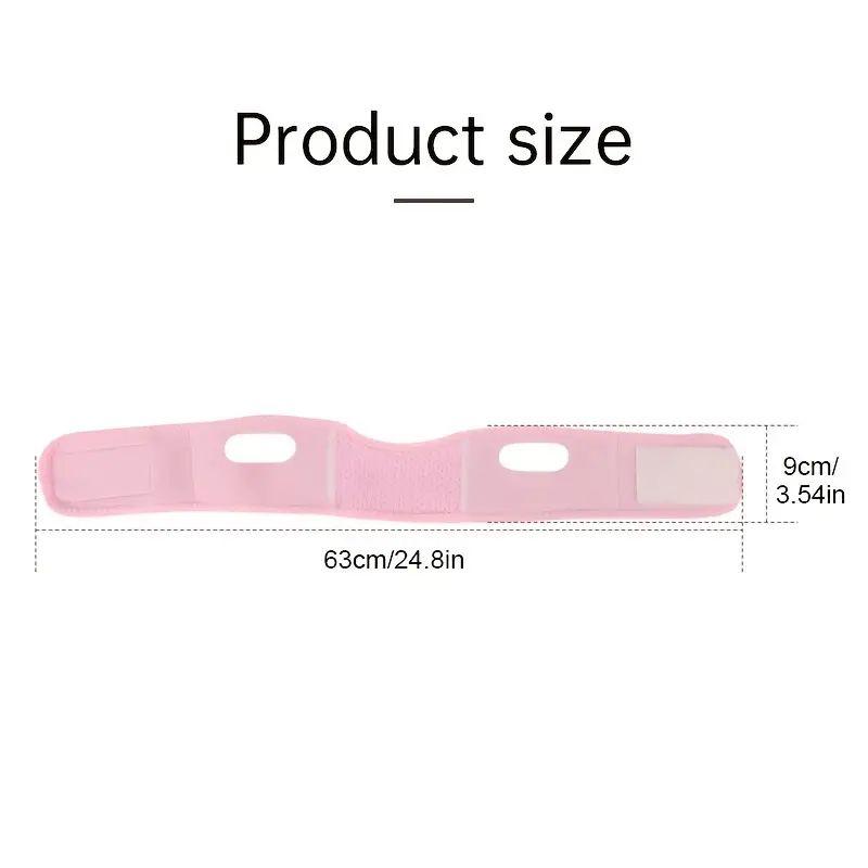 Reusable V-shaped Face Lifting Belt, Breathable Face Lift Band, Soothing & Comfy Facial Firming Strap, Face Bandage for Women & Men