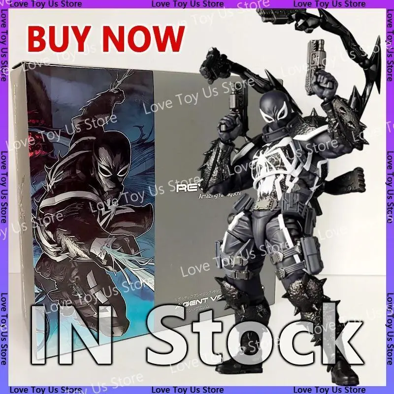 New Ct Toys Agent Anti Venom Figure Kaiyodo Amazing Yamaguchi Comics Agent Venom Action Figure Model Christmas Toys gifts