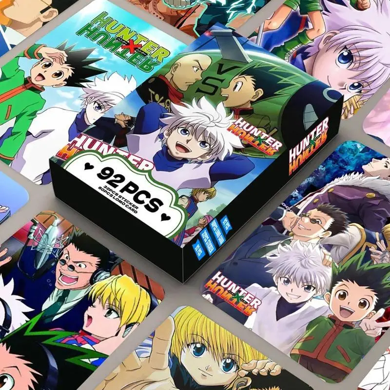 2026 hot item NEW 92 PCS Anime Hunter x Hunter Lomo Card Double-sided Hd Color Printing Picture Collection Card Gifts Popular toys