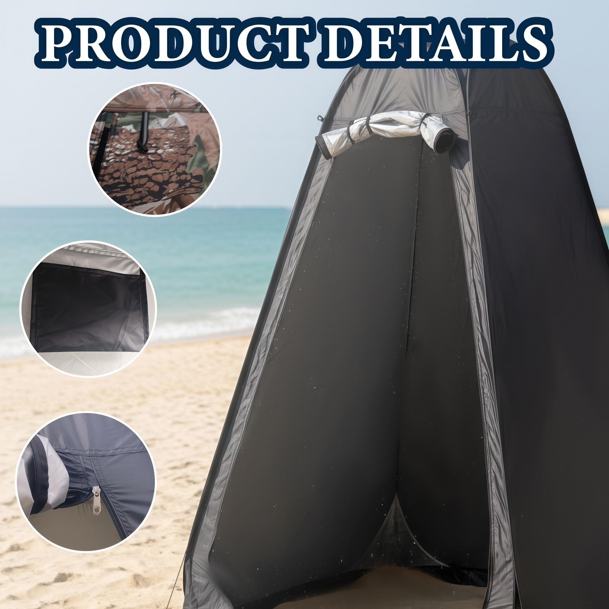 A practical, portable privacy solution for all your outdoor adventures! Quick setup, discreet camo design, and versatile use for camping, beach trips