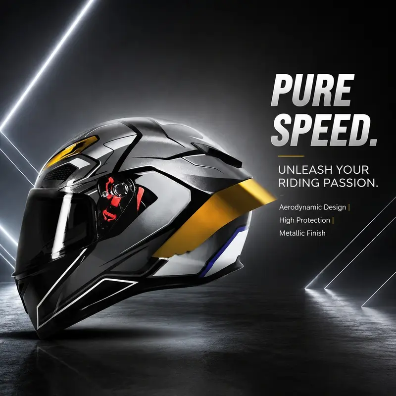 3C Certified Carbon Fiber Motorcycle Full Face Helmet, Dual Visor, All Season Motorbike Scooter Safety Helmet for Men Women