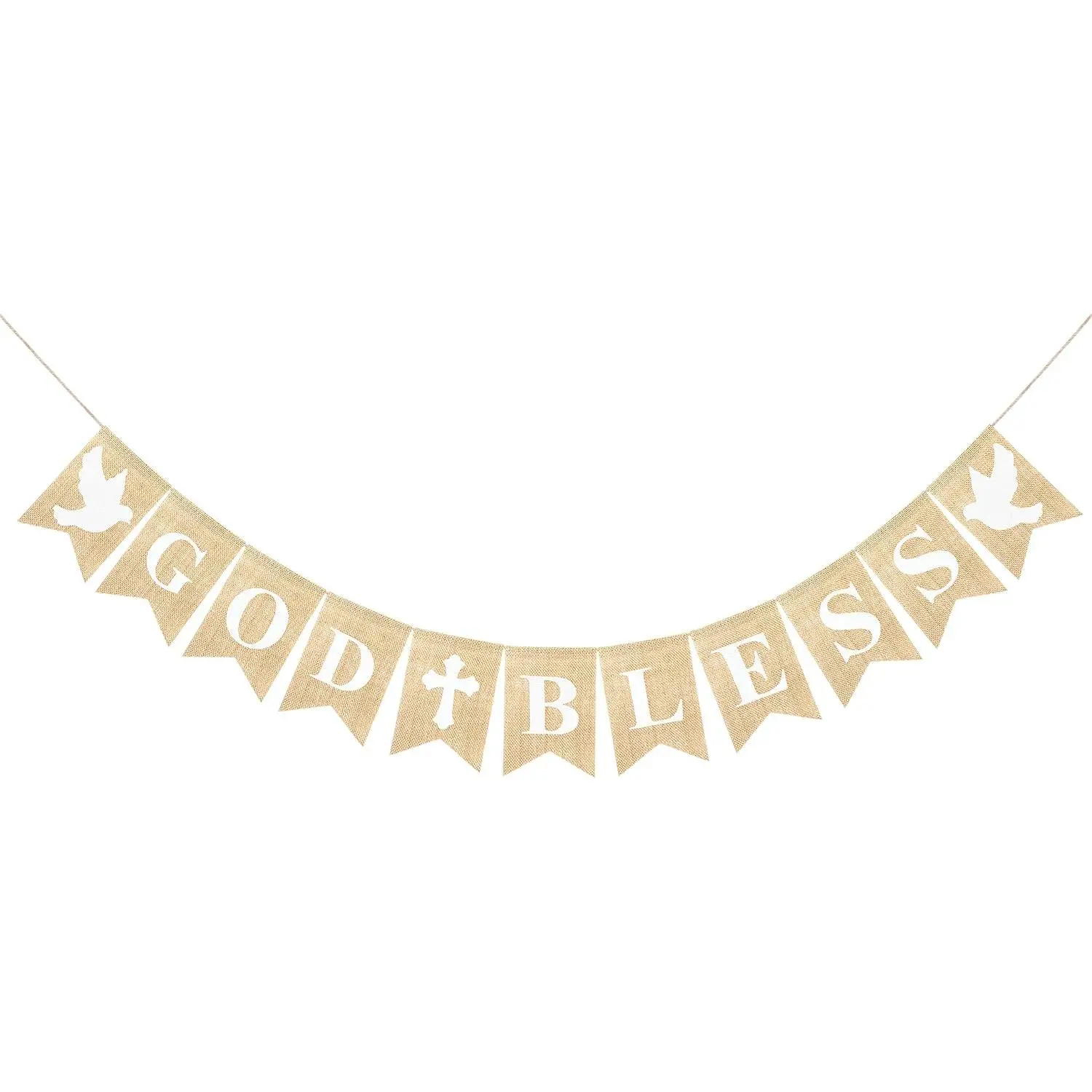 God Bless Banner with  Boy Girl Baptism Decorations | First Communion Banner, Confirmation Communion Decorations, Baptism Banner,  Shower Wedding Birthday Party Favors
