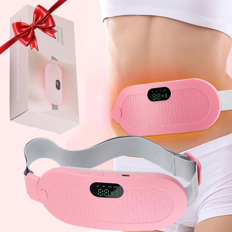Electric Menstrual Belly Warming Belt, 1 Set Cordless Massage Belly Belt, Portable Hot Compress Massage Abdominal Waist Belt for Women, Women's Day Gift, Heating Pad, Massage Machine, Massagers