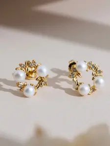 Freshwater Pearl 5-6mm, Unique Shape with Natural Growth Texture, Alloy Material, Hw0145, High-Quality Freshwater Pearls