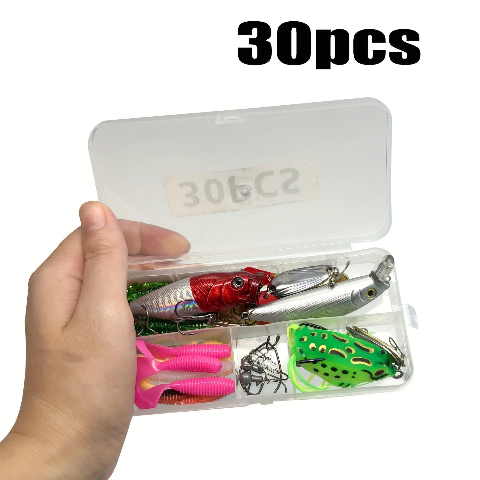Randomly Shaped Lead Weights, 30/79/84/93/106/283pcs of Fishing Lures for Topwater Fishing, Tackle Kit for Bass, Trout, And Salmon, Including a Lure Kit Box with Minnow Poppers, Spoon Lures, Soft Plastic Worms, Bait Rigs, And Jig Heads