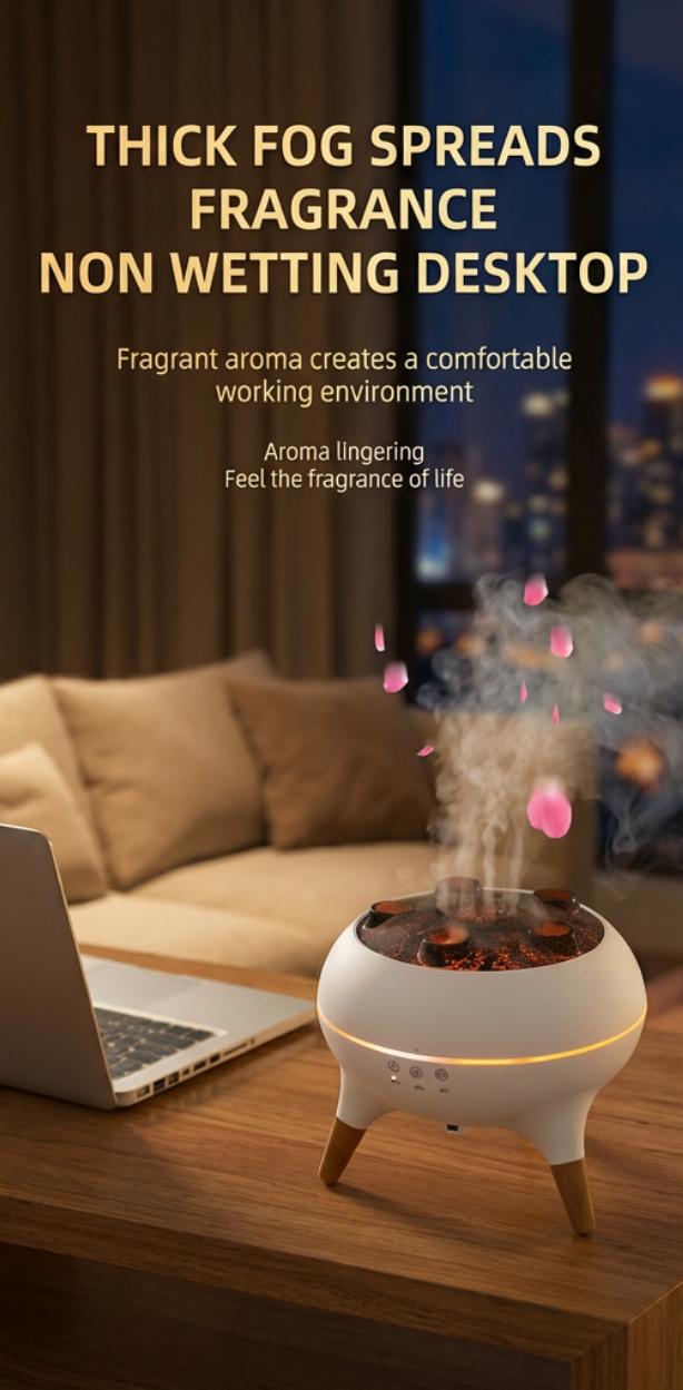 Dynamic Jellyfish Aroma Diffuser 250ML with 7-Color Lights Remote & Touch Control Ultrasonic Aromatherapy for Home Bedroom Office Hotel Sound-Reactive Dancing Mist Dual Control 4H/8H Timer Family-Safe Leak-Resistant