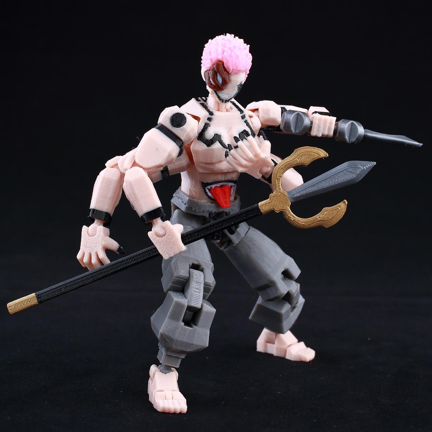 3d Printed Dummy13 Jujutsu Kaisen Ryomen Sukuna Action Figure Anime Model Toys Multi-Jointed Poseable Collectible Toy Gift