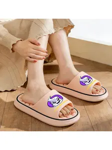 1 pair - Club Misterio Unisex Slippers, with a perforated design, non-slip and quick-drying, suitable for bathrooms, hotels, homes, beaches, swimming, and all seasons