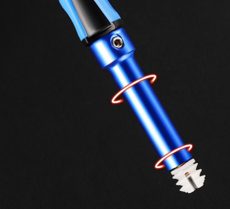 New cross-border blue hexagonal socket wrench, three-in-one multifunctional air screwdriver socket, manual tool with strong magnetic bit