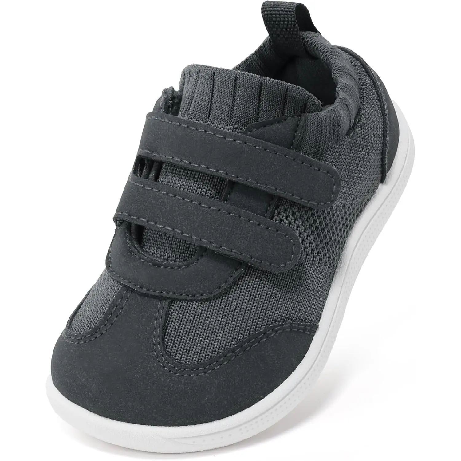 Toddler Wide Toe Box Barefoot Shoes Boys Girls Sneaker Tennis Sneakers Breathable Non-Slip First Walking Shoe School Activities