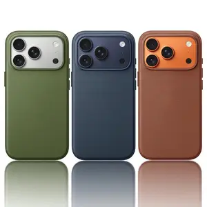 Magnetic TechWoven Smartphone Case for iPhone 17/16/15/14/13 Pro Max, Magsafe-Compatible, Shockproof Slim Cover for Wireless Charging, Cellphone Handheld Devices Accessories