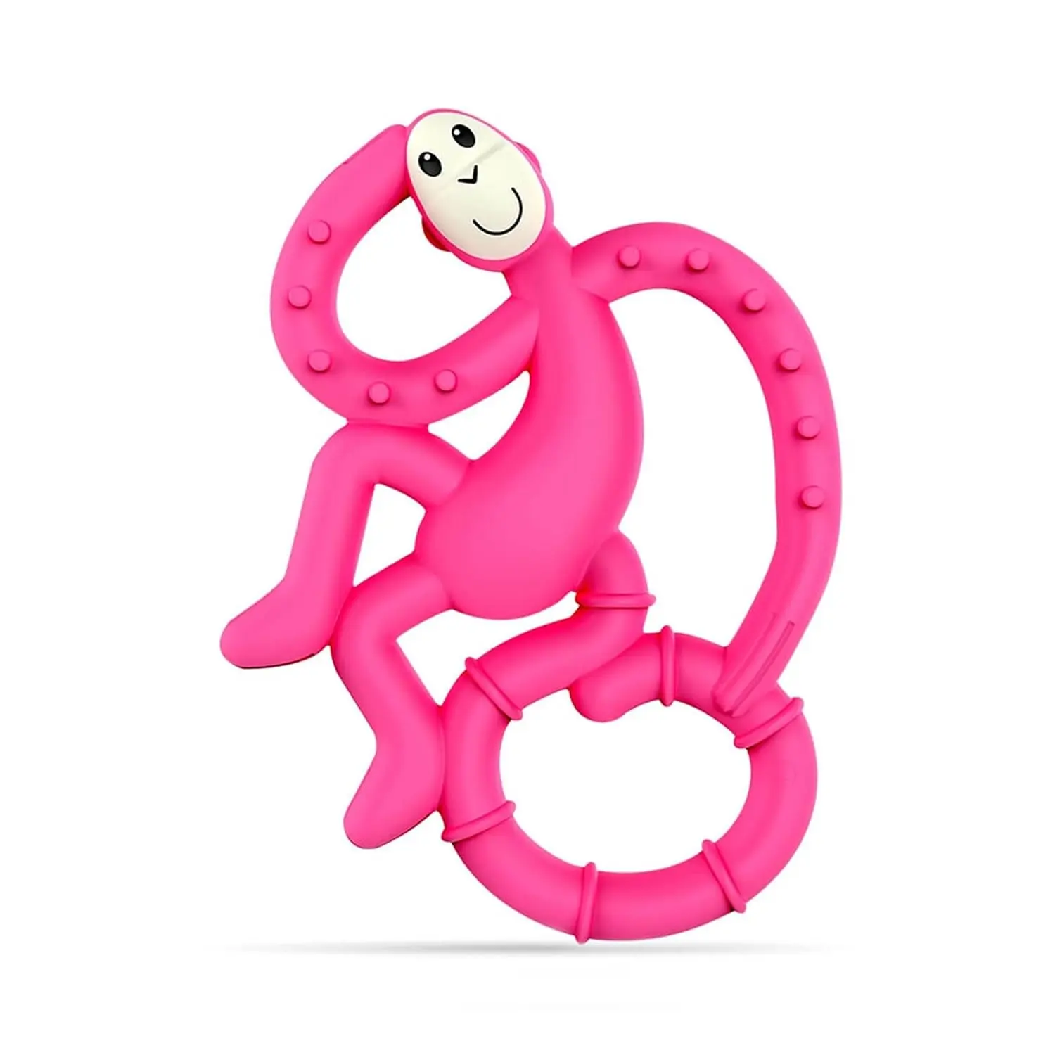 Mini Monkey Teether & Gel Applicator, Pink