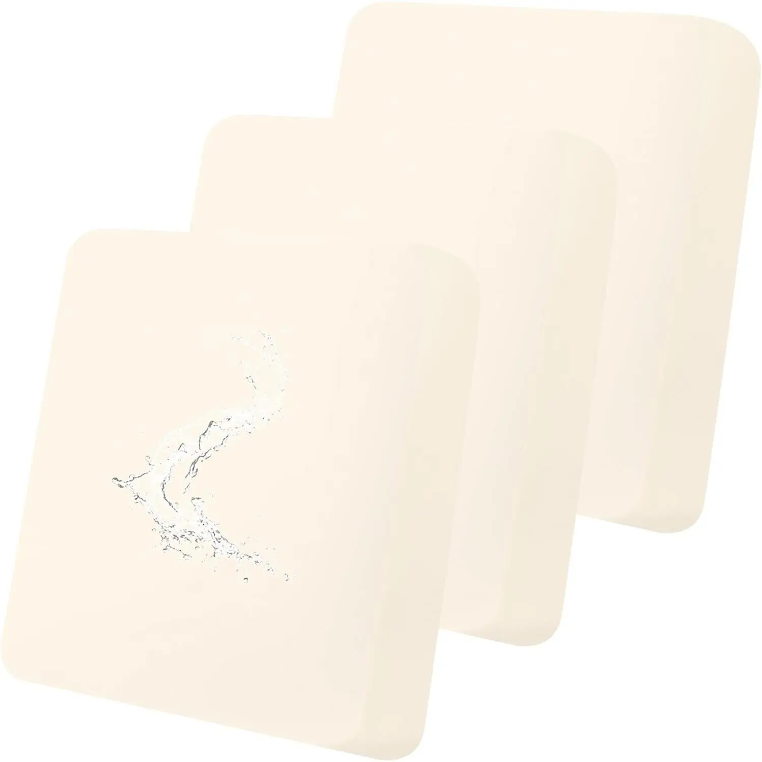 Waterproof Couch Cushion Covers, Stretch Washable Sofa Cushion Cover, Soft Sofa Slipcover Elastic Non-Slip Furniture Protector for Pets, Kid (3 Pack, Beige)