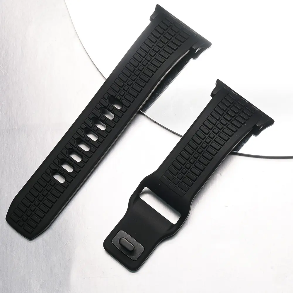 Rubber Band for Apple Watch Ultra 3 2 1 49mm Strap Soft Bracelet Watch Straps Smartwatch Compatible Bands Smartwatch Accessories for Iwatch Series 10 11 46mm 9 8 7 6 5 SE 3 44mm 45mm Watchband