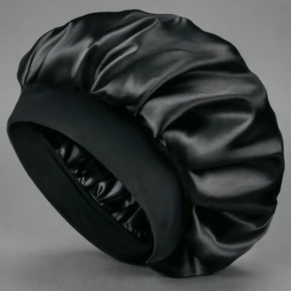 Unisex Satin Sleeping Bonnet, Double Layer Hair Protection Cap for Men & Black Women, Curly Hair & Braids Care, Men's Gift & Summer Essential