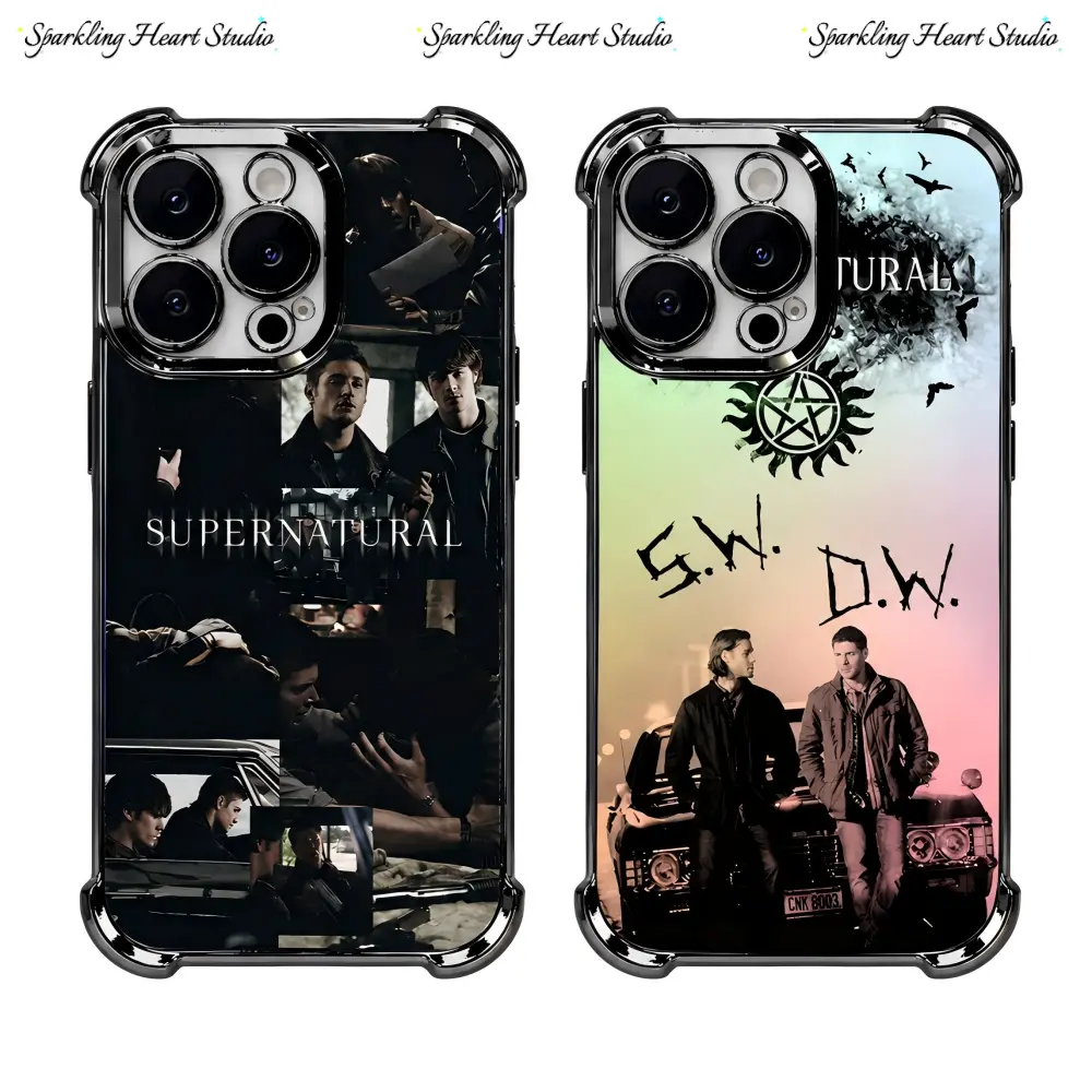 SPN Dean And Sam  Supernatural Phone Cases For iPhone 17 16 15 14 13 12 11 Promax Pro Plus Air Anti-Drop Black Cover Trendy Luxury Aesthetic Shells Daily Accessory Gift
